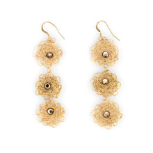 Load image into Gallery viewer, Tri Florette Earrings
