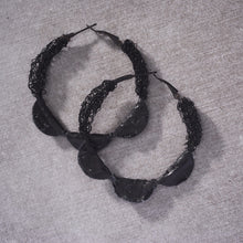 Load image into Gallery viewer, Dawn Leather Hoop Earrings