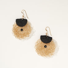 Load image into Gallery viewer, Leather Disc Earrings